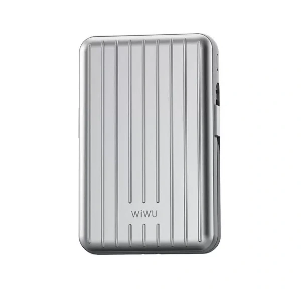 Доп. АКБ WIWU Trunk Series MagSafe 10000mAh 22.5W Silver
