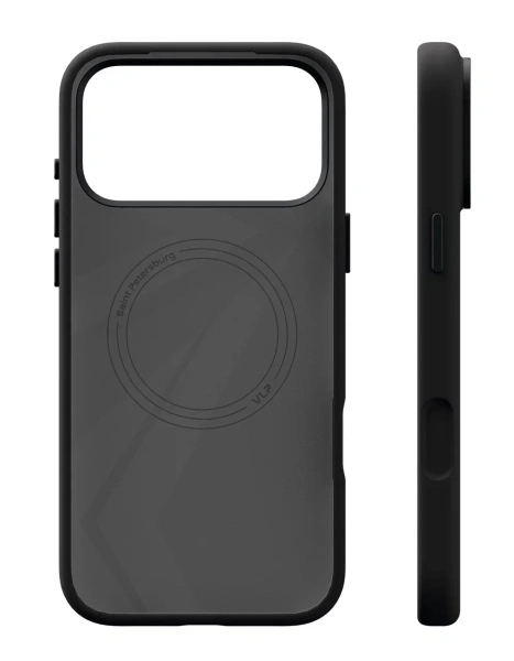Чехол защитный VLP Aster Pro Case с MagSafe для iPhone 17 Pro Max, черный